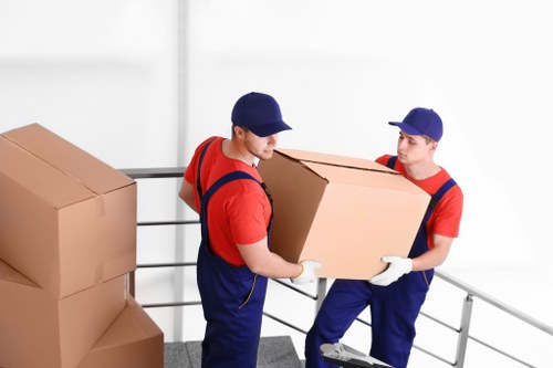 Removals van service supporting a local move in Edgware