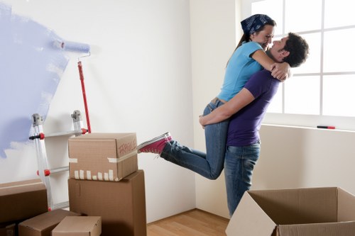 Removal team planning a house move in Edgware