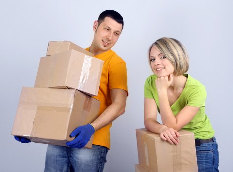 Office relocation items prepared for transport in Edgware