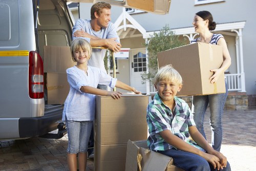 Local removals team handling a property move in Edgware