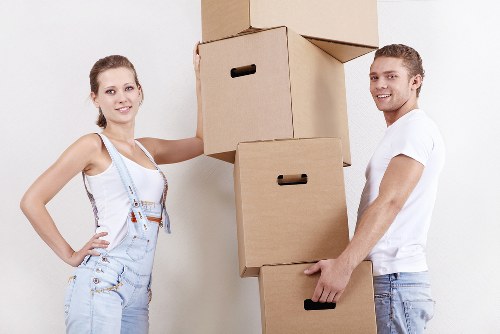 Local movers handling a residential removal in Edgware