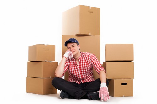 Packing and moving office furniture in Edgware